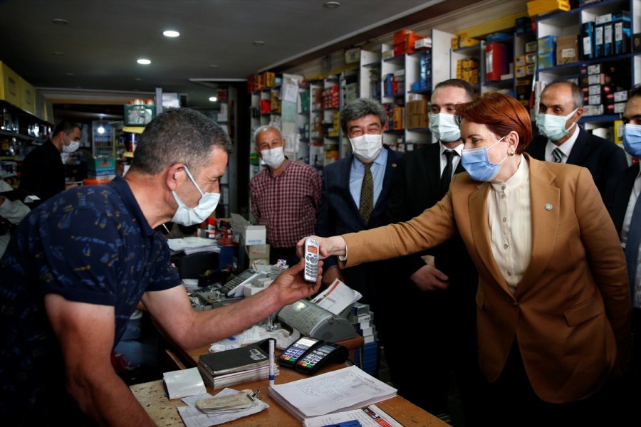 İyi Parti Genel Başkanı Akşener, Niğde'de Esnafı Ziyaret Etti
