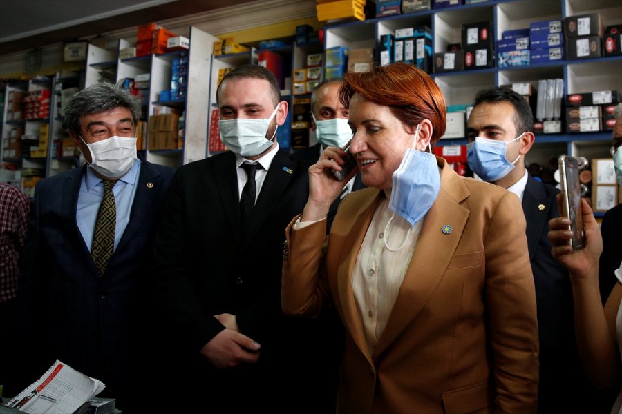 İyi Parti Genel Başkanı Akşener, Niğde'de Esnafı Ziyaret Etti