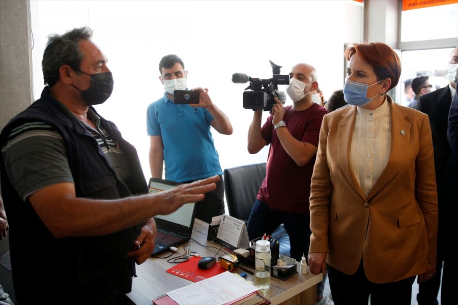 İyi Parti Genel Başkanı Akşener, Niğde'de Esnafı Ziyaret Etti