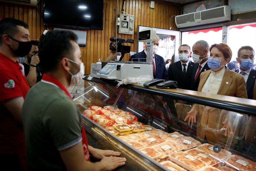 İyi Parti Genel Başkanı Akşener, Niğde'de Esnafı Ziyaret Etti