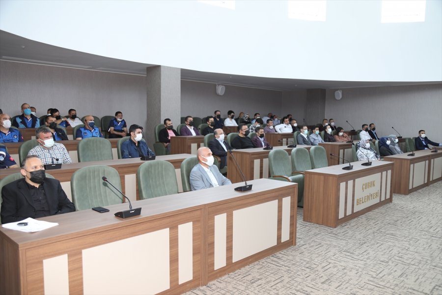 Çubuk'ta Belediye Çalışanlarına "afet Farkındalık" Eğitimi Verildi