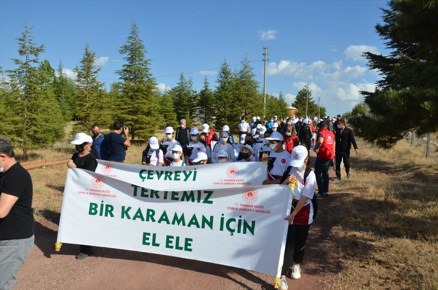Karaman'da "çevre Yürüyüşü" Yapıldı