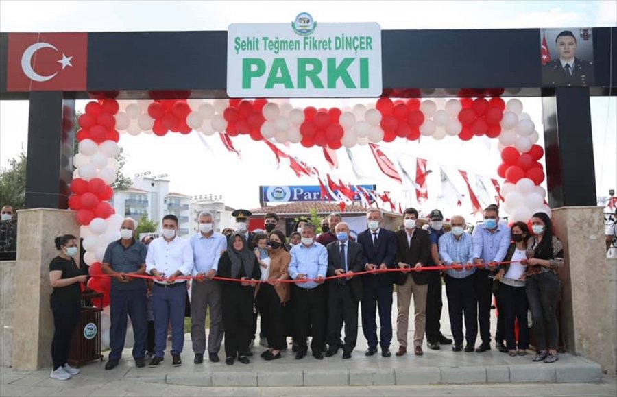 Serik'te Şehit Teğmen Fikret Dinçer Parkı Açıldı