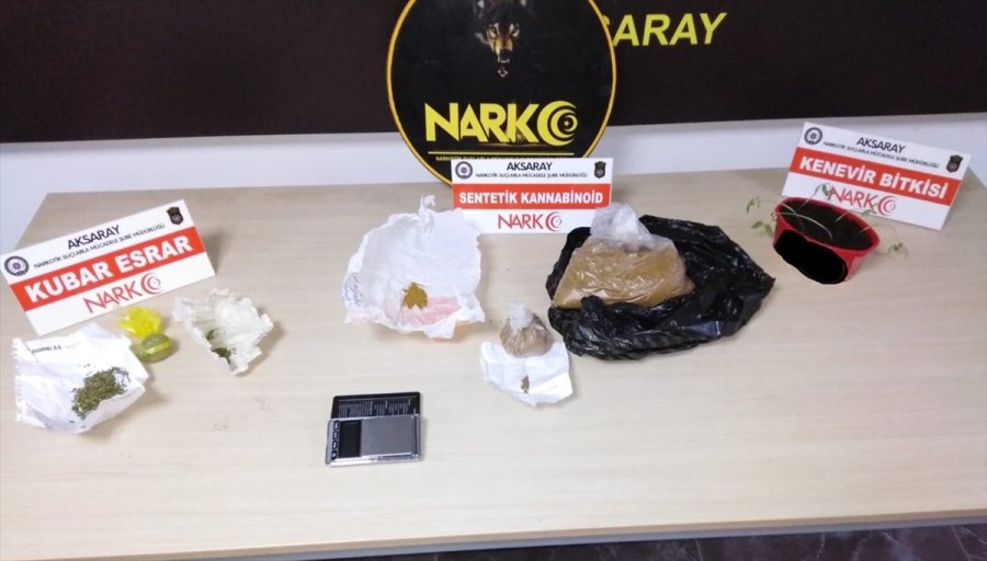 Aksaray'da Uyuşturucu Sattıkları İddia Edilen 4 Şüpheli Tutuklandı