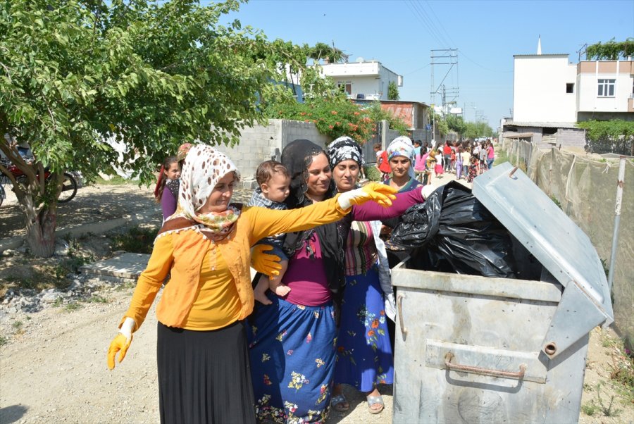 Tarsus'ta Kadınlar Çevre Temizliği Yaptı
