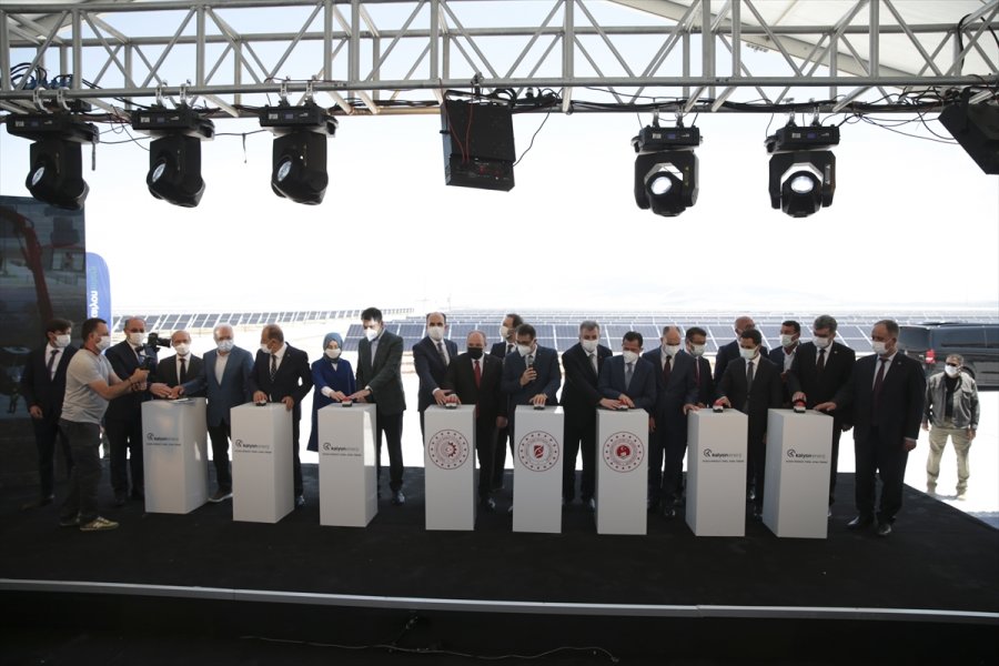 Yenilenebilir Enerji Kaynak Alanları, Güneş Enerjisi Santrali Temel Atma Töreni