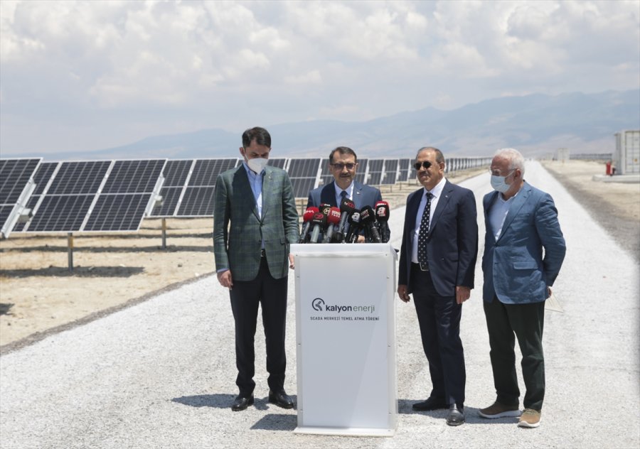 Yenilenebilir Enerji Kaynak Alanları, Güneş Enerjisi Santrali Temel Atma Töreni