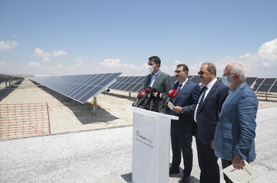 Yenilenebilir Enerji Kaynak Alanları, Güneş Enerjisi Santrali Temel Atma Töreni