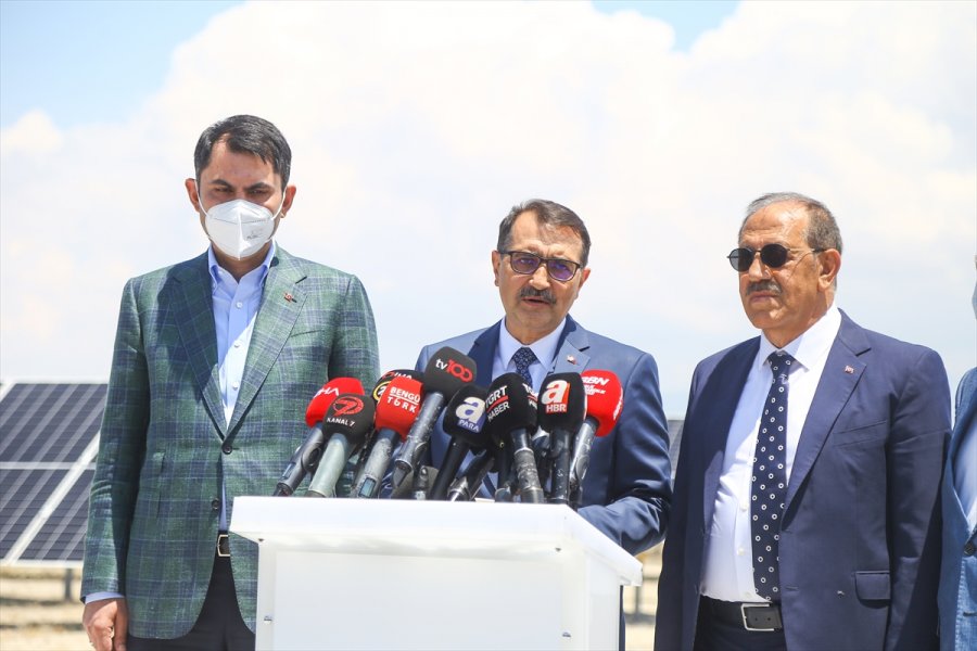 Yenilenebilir Enerji Kaynak Alanları, Güneş Enerjisi Santrali Temel Atma Töreni