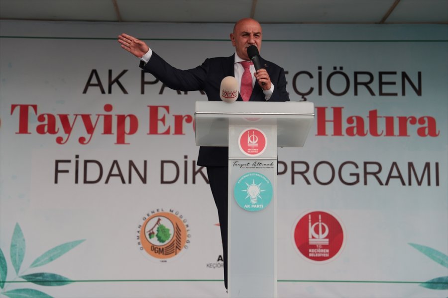 Ak Parti Keçiören İlçe Başkanlığınca "recep Tayyip Erdoğan Hatıra Ormanı" Oluşturuldu