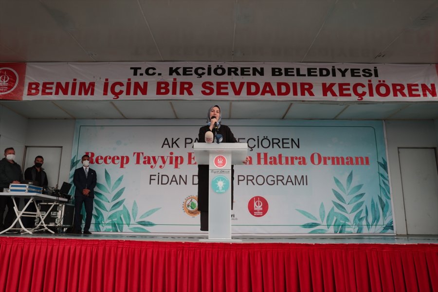 Ak Parti Keçiören İlçe Başkanlığınca "recep Tayyip Erdoğan Hatıra Ormanı" Oluşturuldu