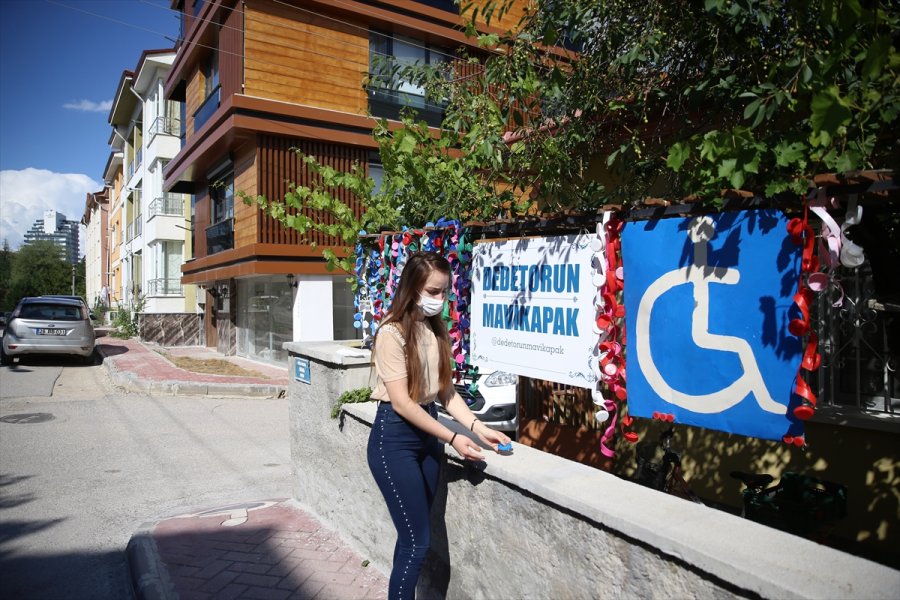 Eskişehir'de Dede İle Torununun Engellilere Tekerlekli Sandalye Yardımı İçin Topladığı Mavi Kapaklar Çalındı