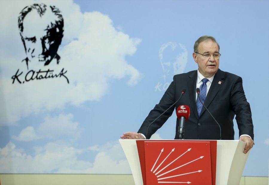 Chp Sözcüsü Öztrak, Myk Toplantısına İlişkin Açıklama Yaptı: