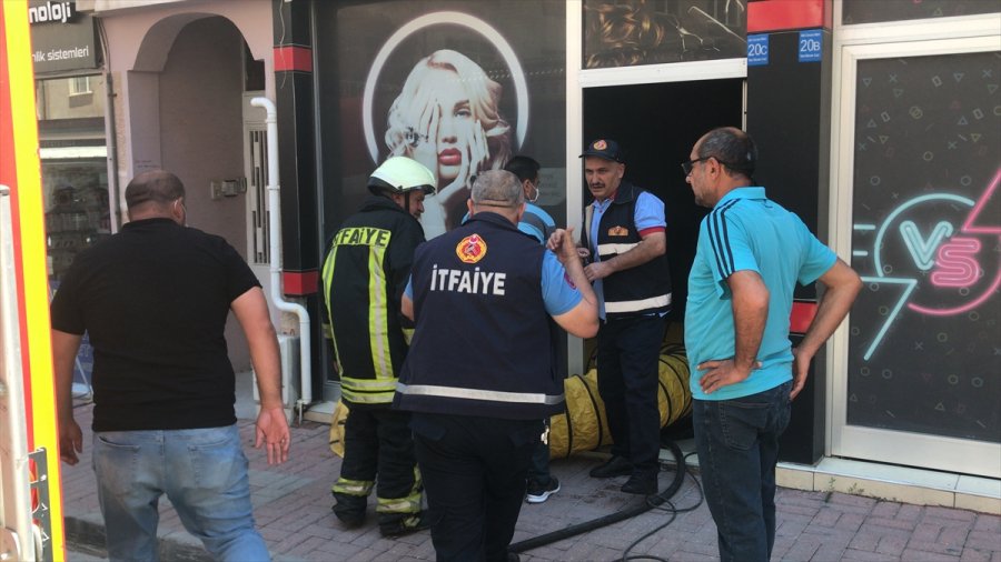 Karaman’da İş Yerinde Yangın Çıktı