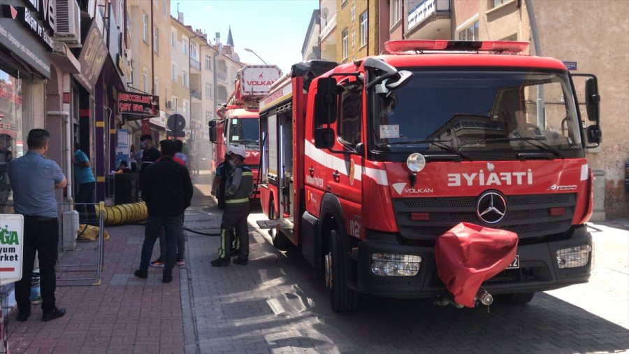 Karaman’da İş Yerinde Yangın Çıktı