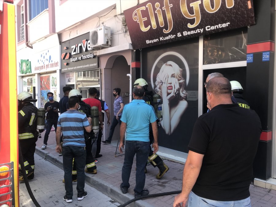 Karaman’da İş Yerinde Yangın Çıktı