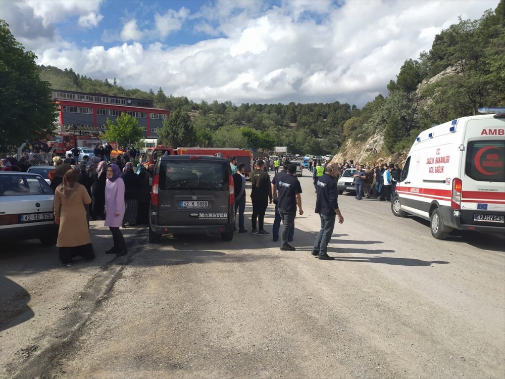 Konya'da Silah Fabrikasında Yangın Paniği