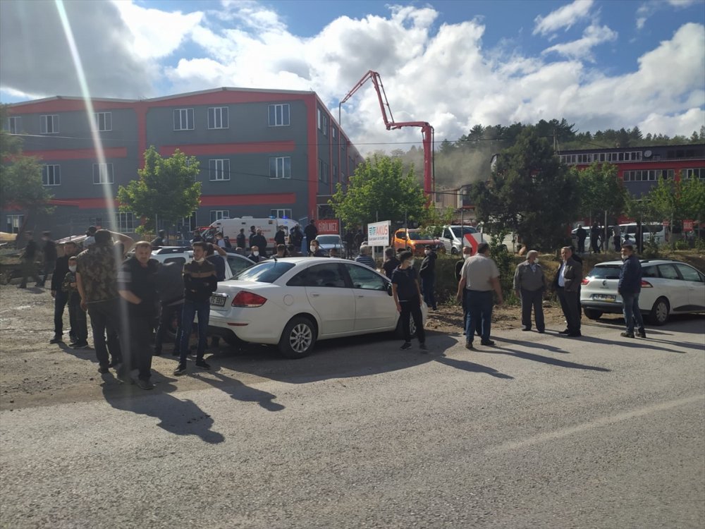 Konya'da Silah Fabrikasında Yangın Paniği