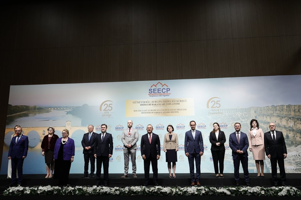 Güneydoğu Avrupa İşbirliği Süreci Zirvesi Dışişleri Bakanları Toplantısı Antalya'da Başladı