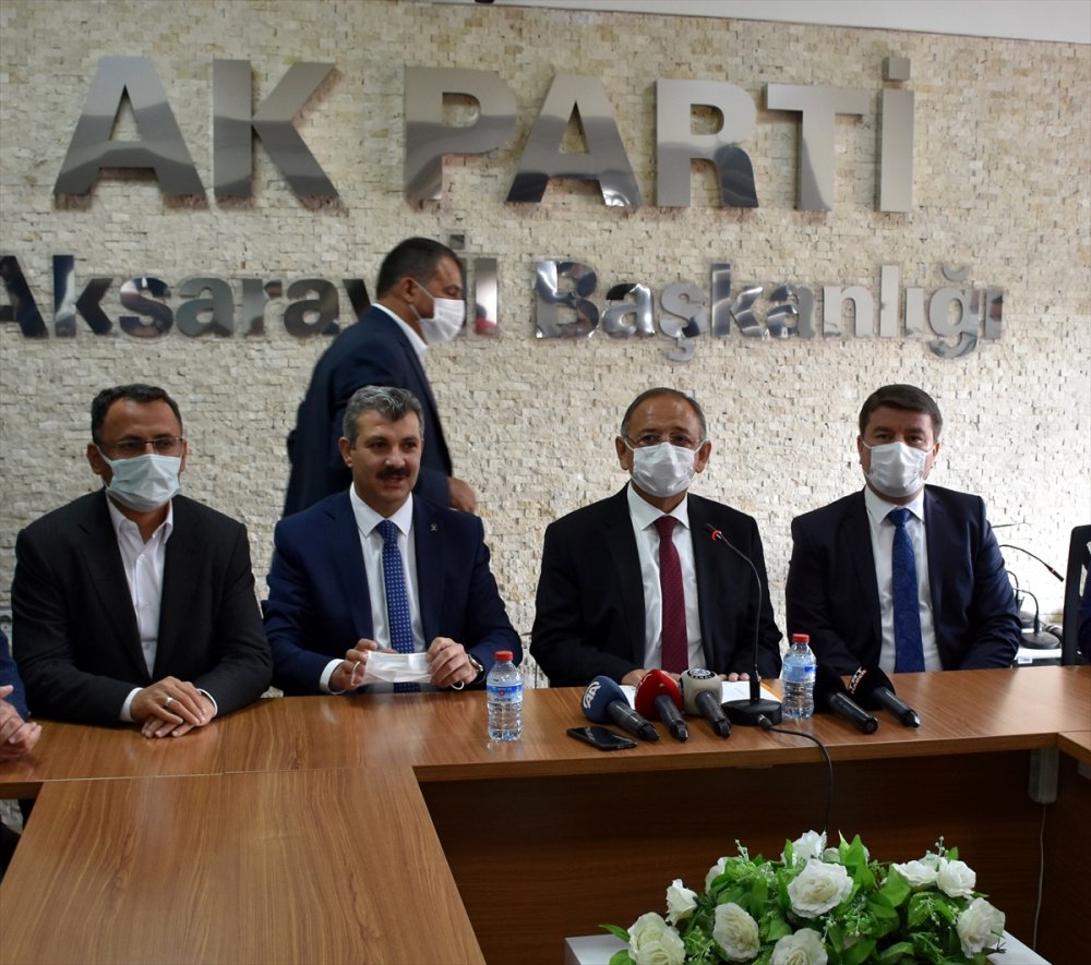 Mehmet Özhaseki Aksaray'da Ziyaretlerde Bulundu