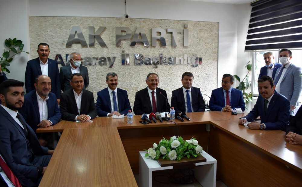 Mehmet Özhaseki Aksaray'da Ziyaretlerde Bulundu