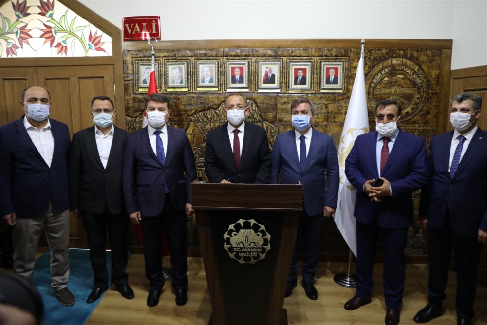 Mehmet Özhaseki Aksaray'da Ziyaretlerde Bulundu