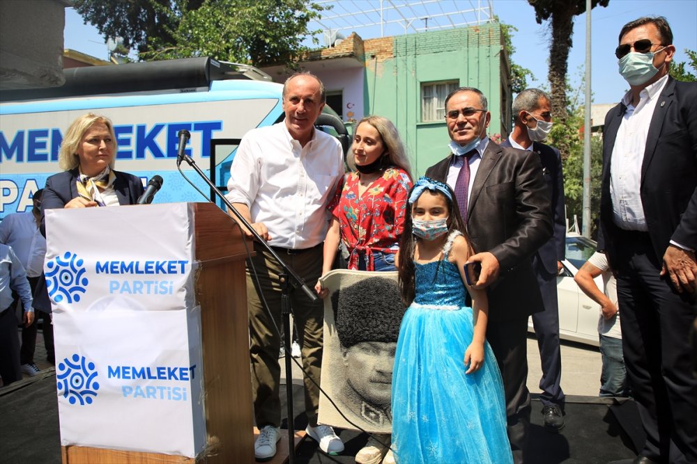 Muharrem İnce, Partisinin Tarsus İlçe Başkanlığının Açılışına Katıldı