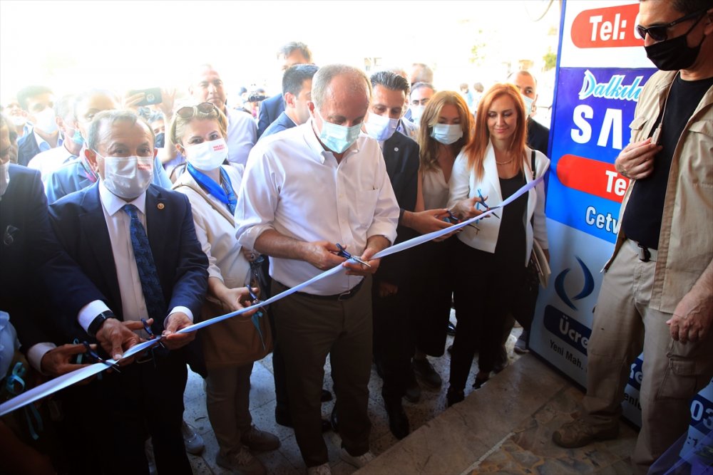 Muharrem İnce, Partisinin Tarsus İlçe Başkanlığının Açılışına Katıldı