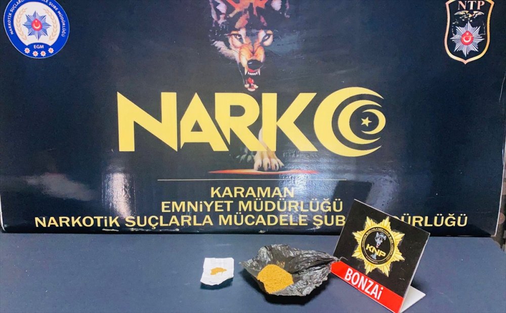 Karaman'da Uyuşturucu Operasyonunda Gözaltına Alınan Şüpheli Tutuklandı