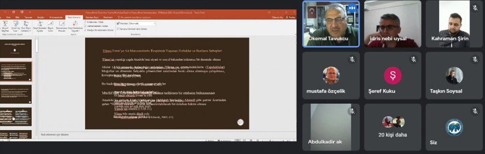 Kmü'de Yunus Emre Okumaları Devam Ediyor