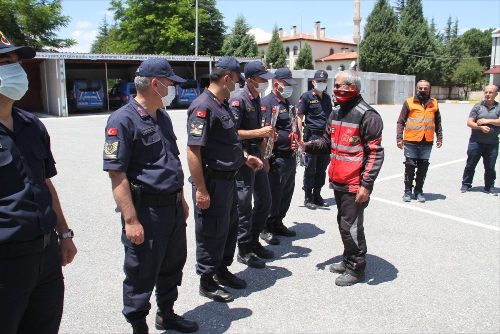 Motosiklet Sevdalılarından Jandarma Teşkilatı İçin Saygı Sürüşü