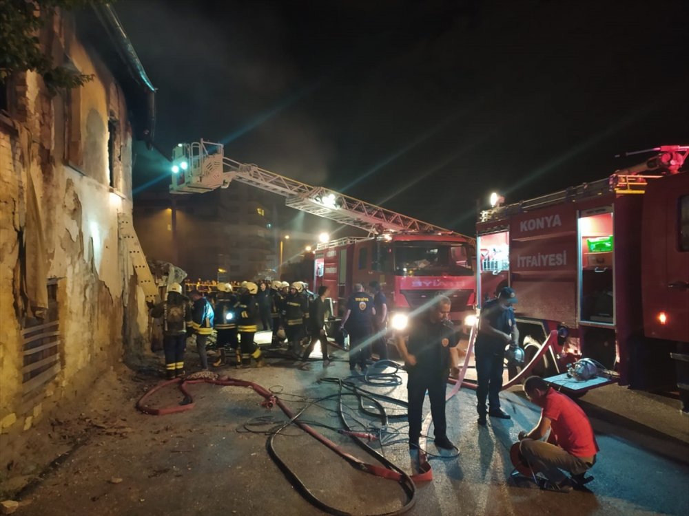 Konya'da Suriyeli Ailenin Kaldığı Evde Çıkan Yangında 3 Çocuk Öldü