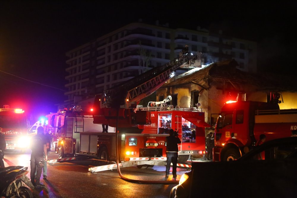 Konya'da Suriyeli Ailenin Kaldığı Evde Çıkan Yangında 3 Çocuk Öldü