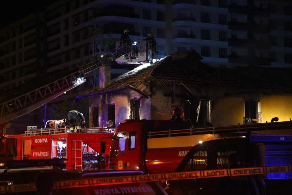 Konya'da Suriyeli Ailenin Kaldığı Evde Çıkan Yangında 3 Çocuk Öldü