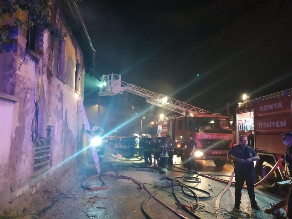 Konya'da Suriyeli Ailenin Kaldığı Evde Çıkan Yangında 3 Çocuk Öldü