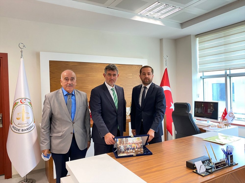 TBB Başkanı Metin Feyzioğlu Niğde Barosunu Ziyaret Etti
