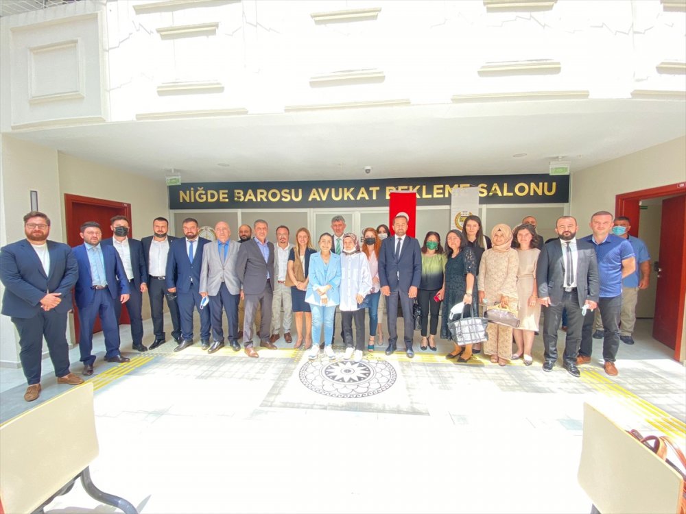 TBB Başkanı Metin Feyzioğlu Niğde Barosunu Ziyaret Etti