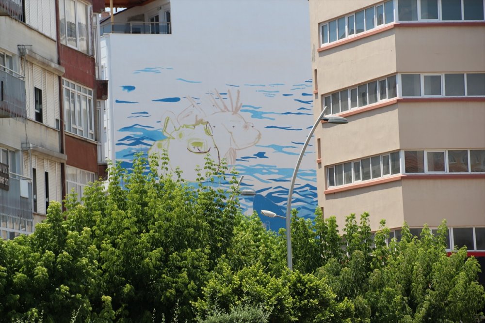 "Turizmin Başkenti" Antalya'da Duvarlar "Mural Art" İle Renkleniyor