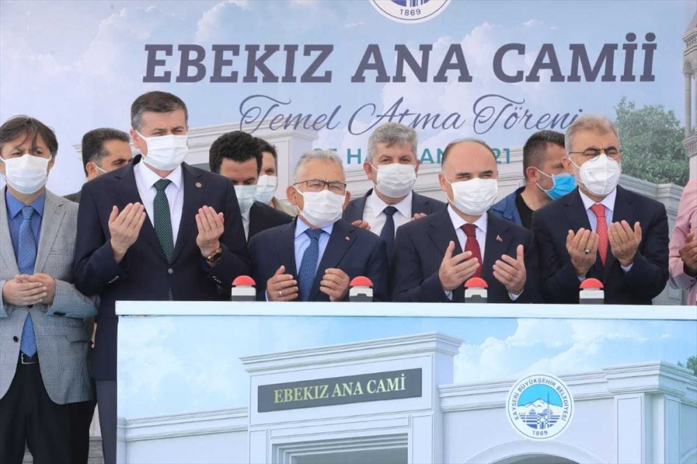 Bünyan Ceza İnfaz Kurumu Yerleşkesine Yaptırılacak Caminin Temeli Atıldı