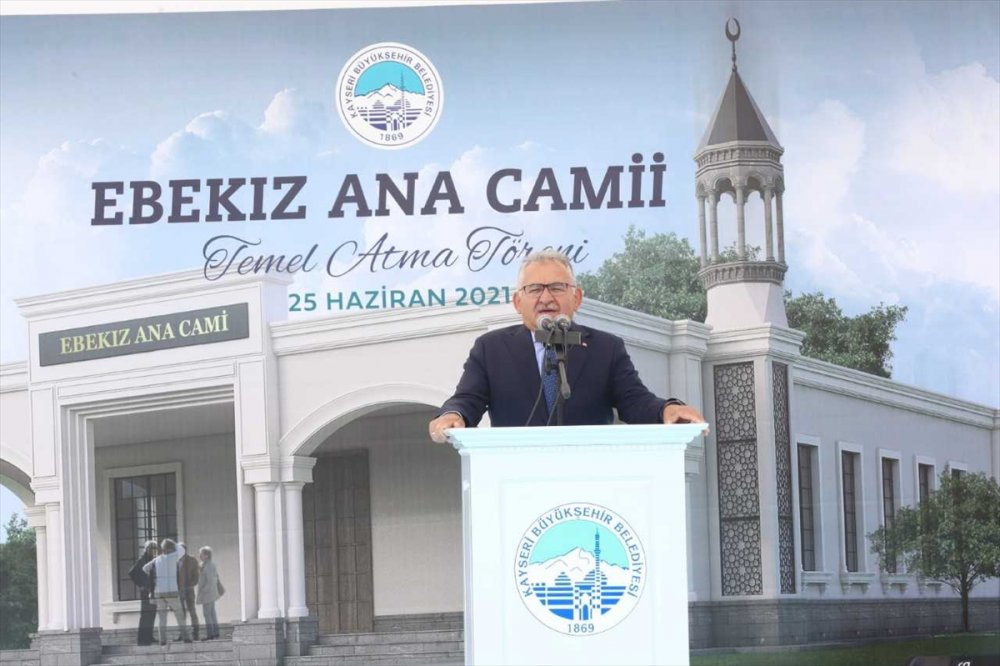 Bünyan Ceza İnfaz Kurumu Yerleşkesine Yaptırılacak Caminin Temeli Atıldı