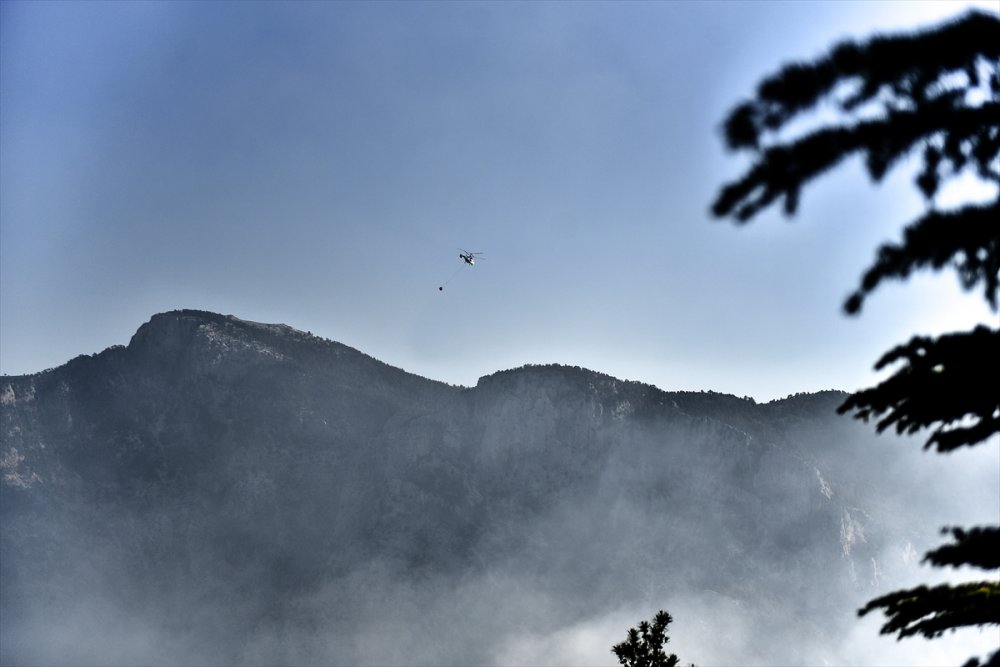 Mersin'de Dün Başlayan Orman Yangını Kontrol Altına Alındı