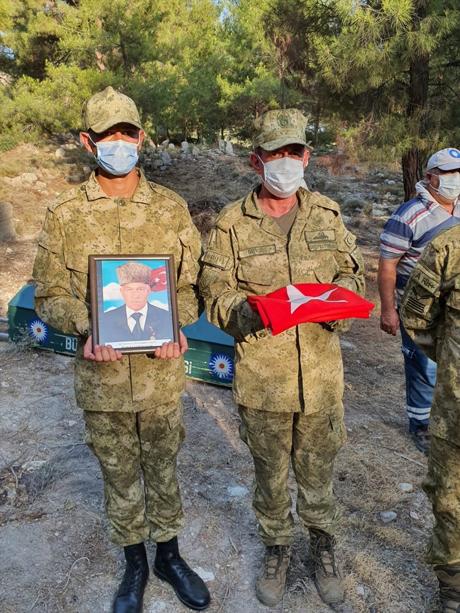 Antalya'da Vefat Eden Kıbrıs Gazisi Son Yolculuğuna Uğurlandı