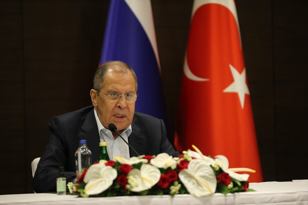 Çavuşoğlu, Rus Mevkidaşı Lavrov İle Ortak Basın Toplantısında Konuştu