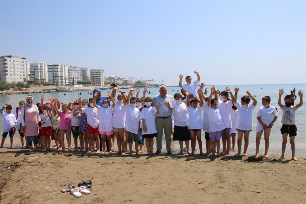 Erdemli'de Kırsal Mahallelerde Yaşayan Çocuklar Deniz Ve Tiyatro İle Tanıştı
