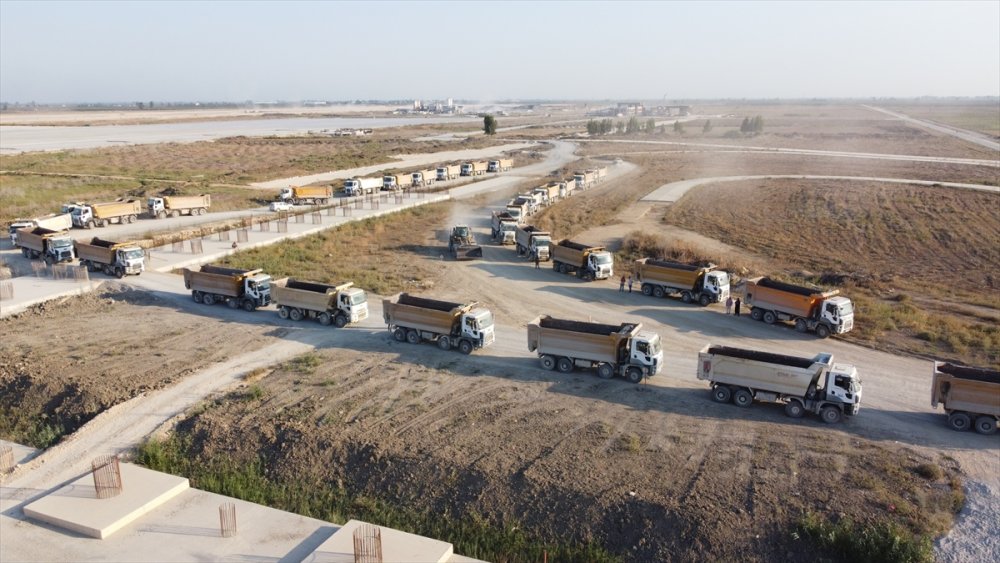 Çukurova Bölgesel Havalimanında Üstyapının Yüzde 20'si Tamamlandı