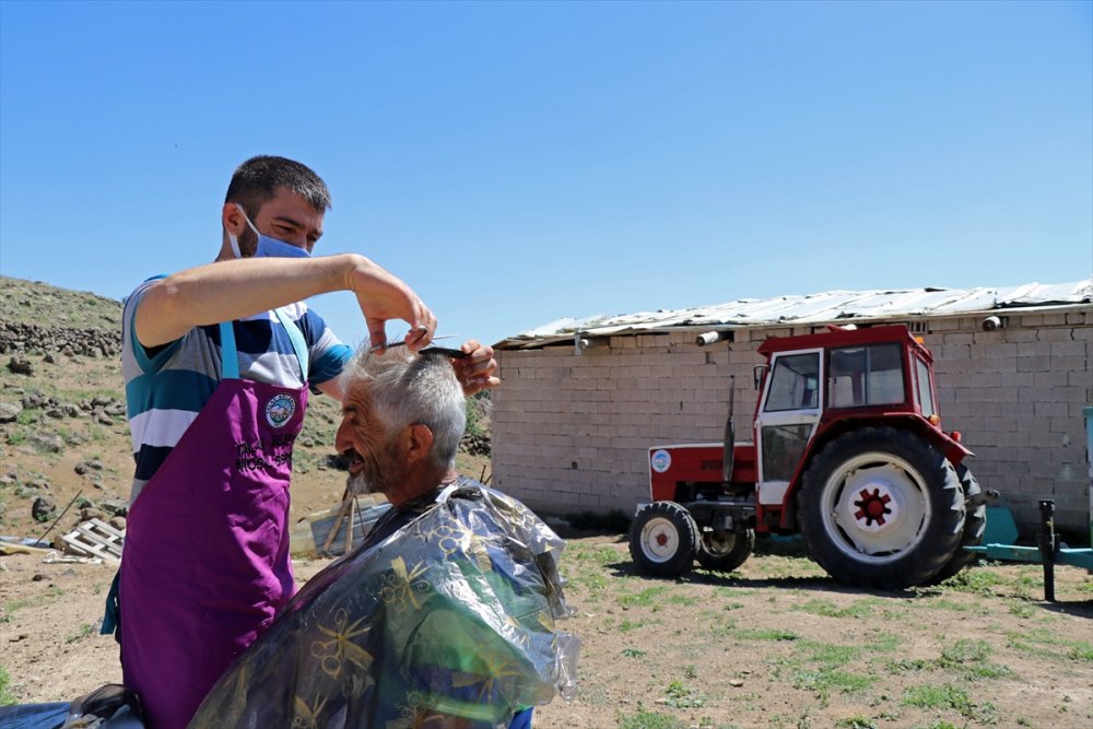 Kayseri'de Çobanlara Mobil Hizmet