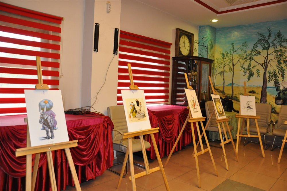 75 Ülkeden 750 Karikatürist Nasreddin Hoca'yı Çizdi