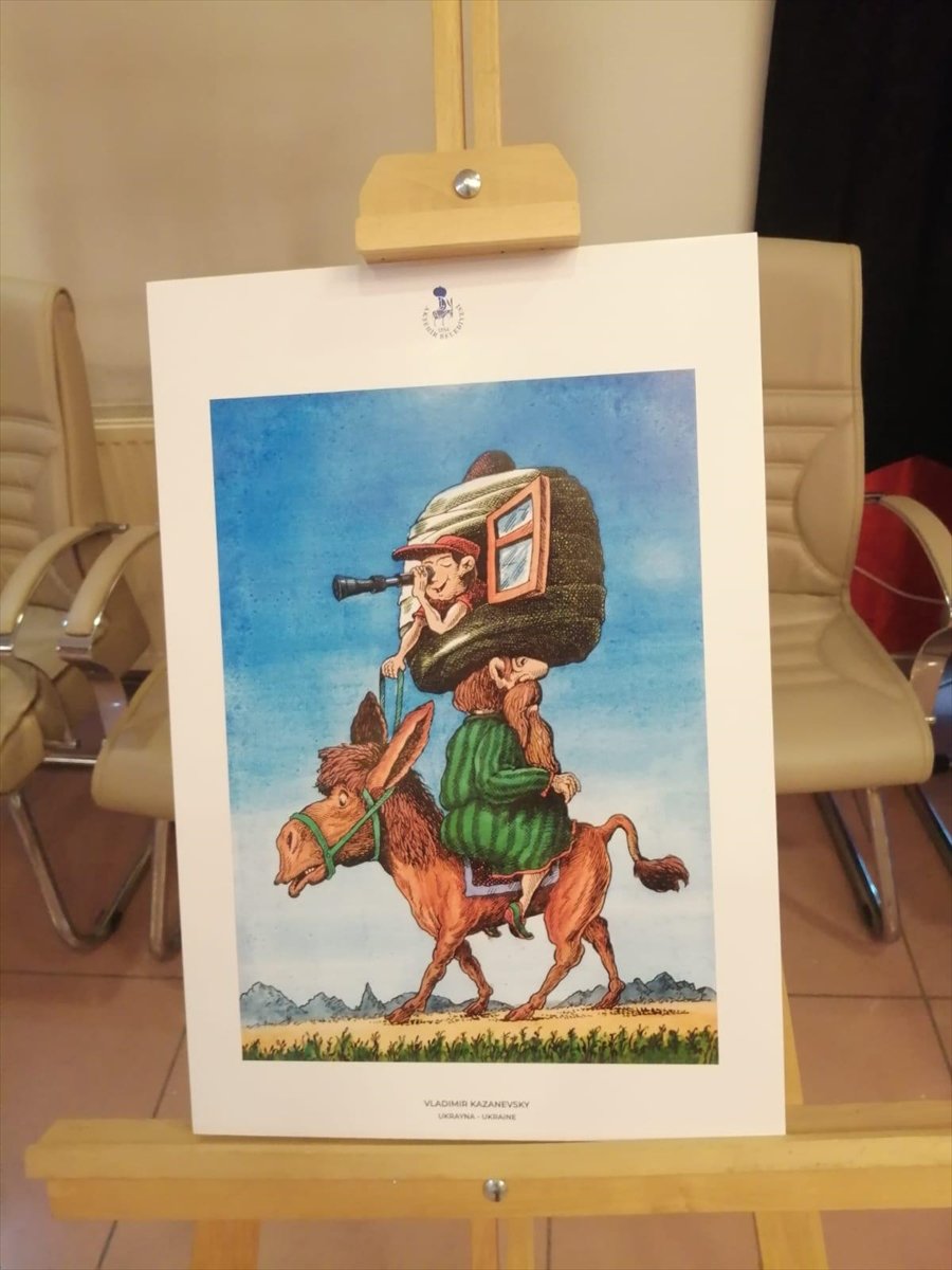 75 Ülkeden 750 Karikatürist Nasreddin Hoca'yı Çizdi