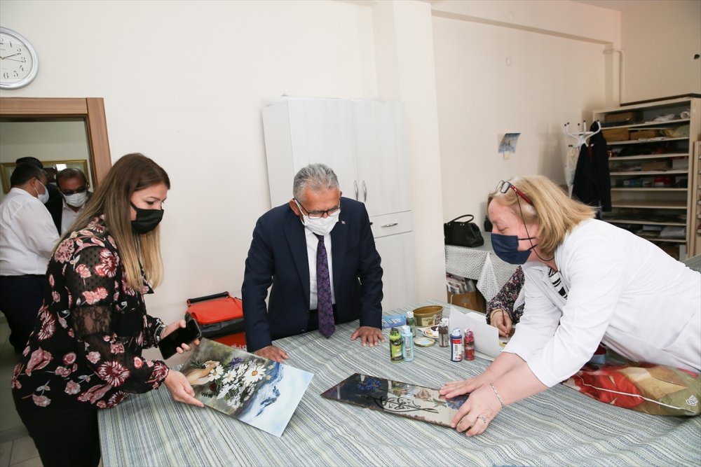 Kayseri'de KAYMEK'te Yüz Yüze Eğitim Başladı