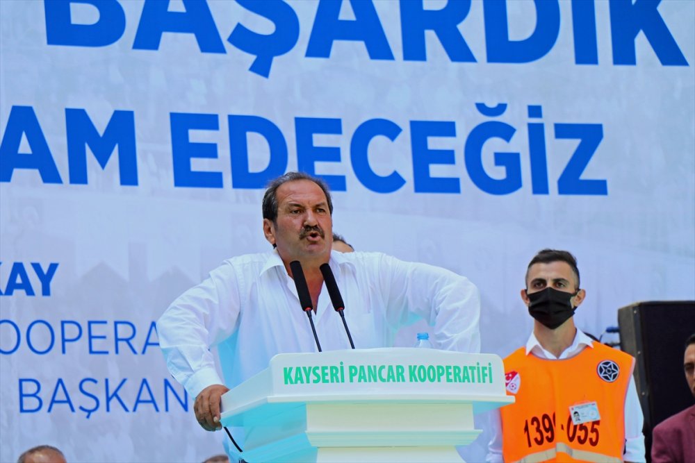 Kayseri Pancar Ekicileri Kooperatifi Yönetim Kurulu Başkanı Akay Güven Tazeledi